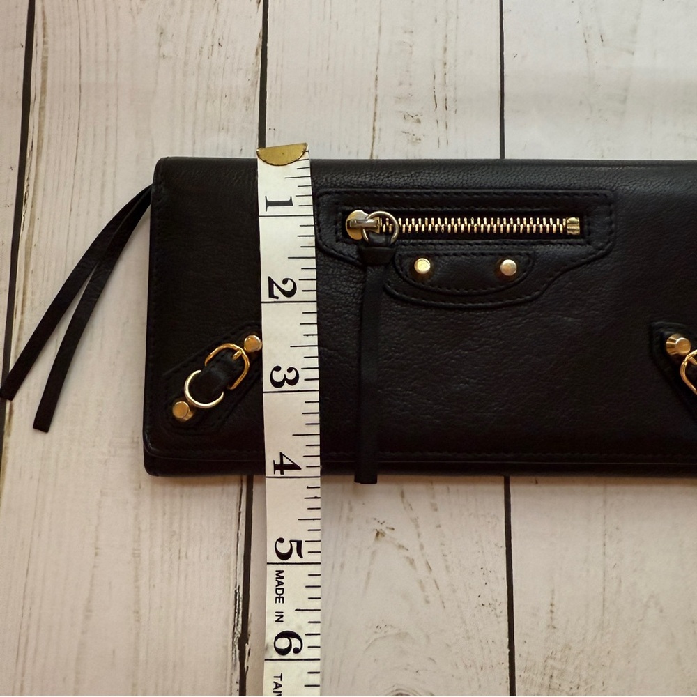 Balenciaga | Le City Long Wallet in Black Arena Storico Lambskin - Picture 11 of 13